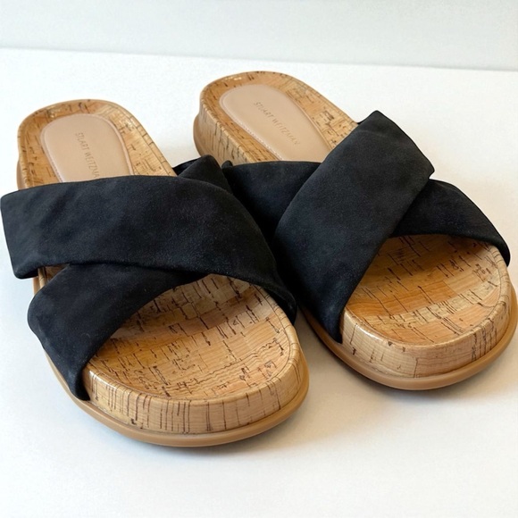 Stuart Weitzman Rosa Sport Slide Sandal size 7 Dust bag included - Picture 8 of 16